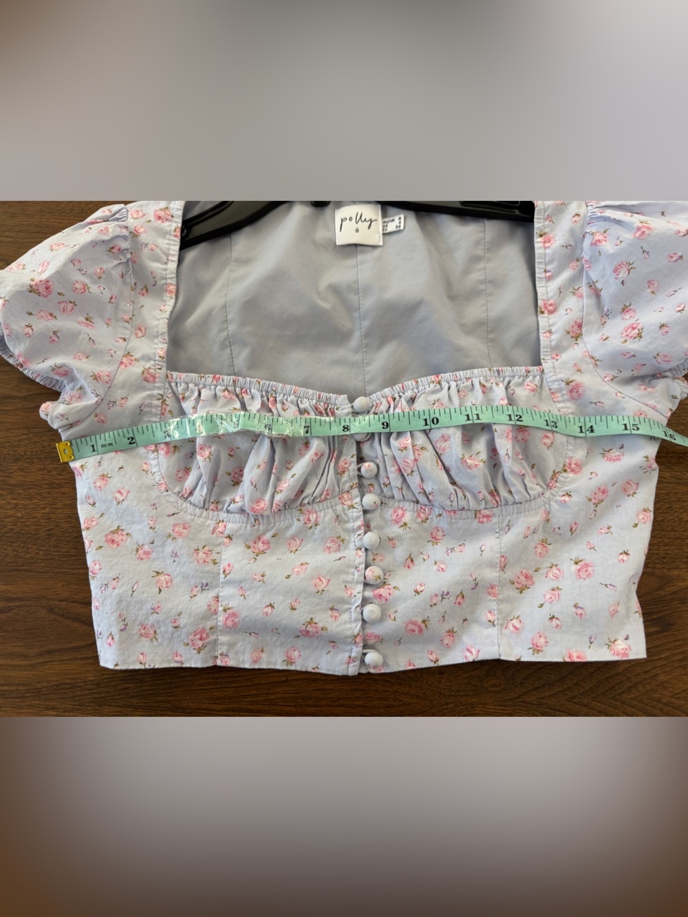 Princess Polly Lilac Benowa Crop Top: SZ 4 - Picture 10 of 12